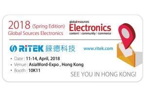 2018 Global Sources Electronics (Spring Edition), welcome to RITEK booth!