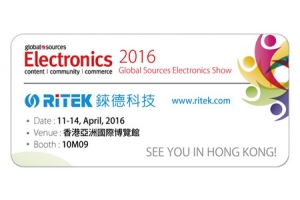 2016 Canton Fair (Spring Edition), Welcome to RITEK booth! 