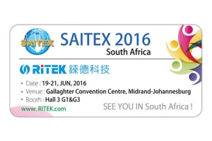 SAITEX 2016 Welcome to RITEK Booth!!